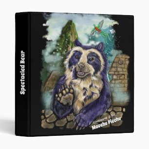 Spectacled Bear 3 Ring Binder
