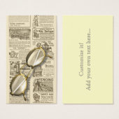 Spectacles and Newspaper Design (Front & Back)