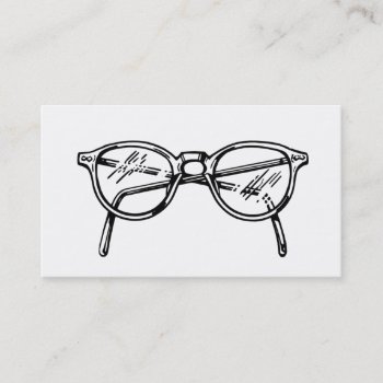 Spectacles/eyeglasses Business Card by shopstew at Zazzle