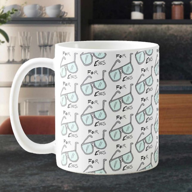Spectacles Pattern Design. Optician Coffee Mug (Creator Uploaded)