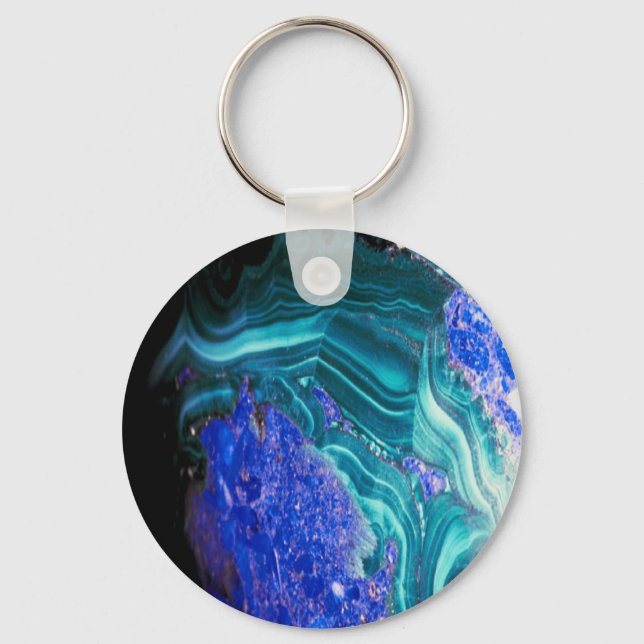 spectacular agate with opal, keychain (Front)