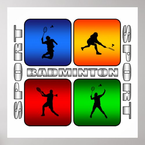 Spectacular Badminton Poster