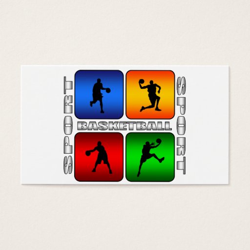 Customizable Spectacular Basketball Business Card