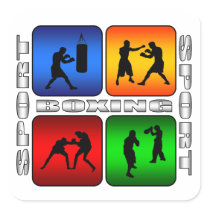 Spectacular Boxing Square Sticker Spectacular Boxing Square Sticker