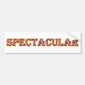 Spectacular Bumper Sticker