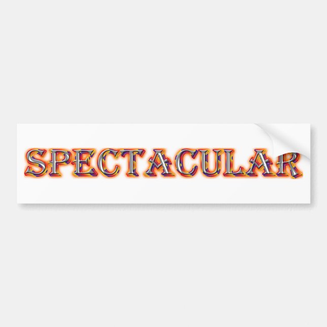 Spectacular Bumper Sticker (Front)
