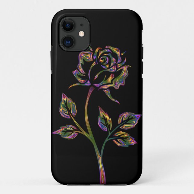 Spectacular colored rose  Case-Mate iPhone case (Back)