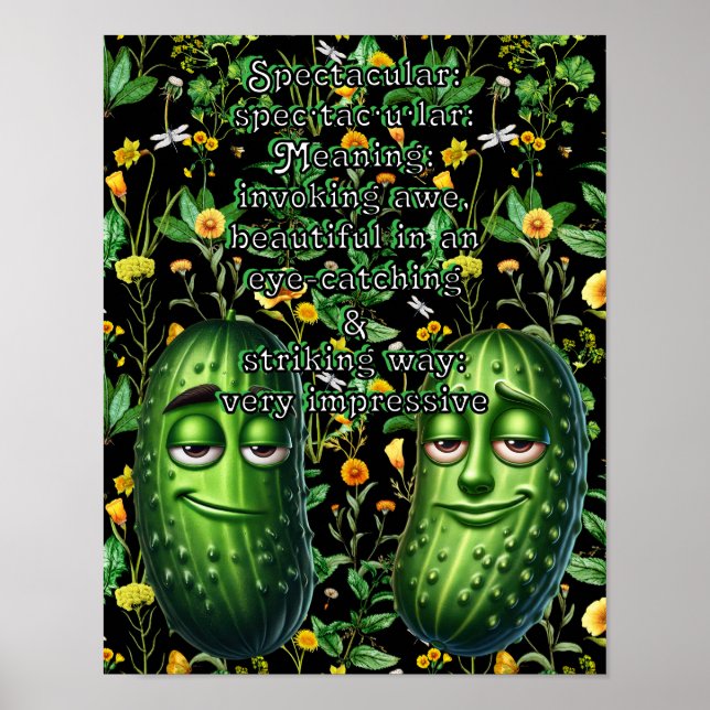 Spectacular: Defintion spec·tac·u·lar Poster (Front)