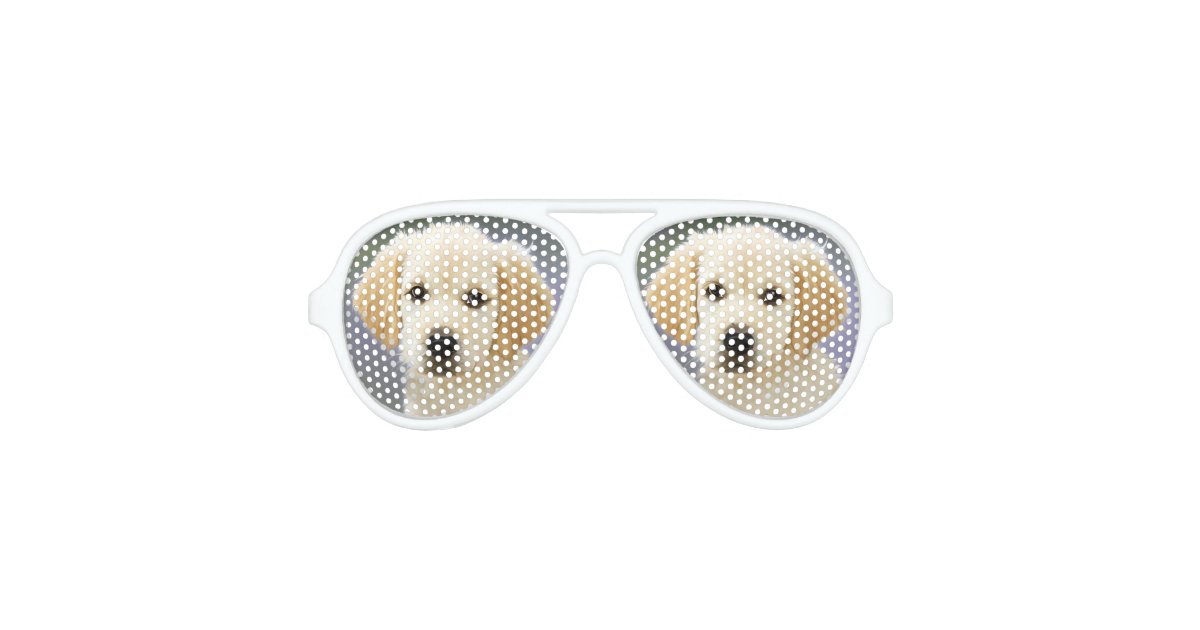 Spectacular Dog Painting Aviator Sunglasses Zazzle Com