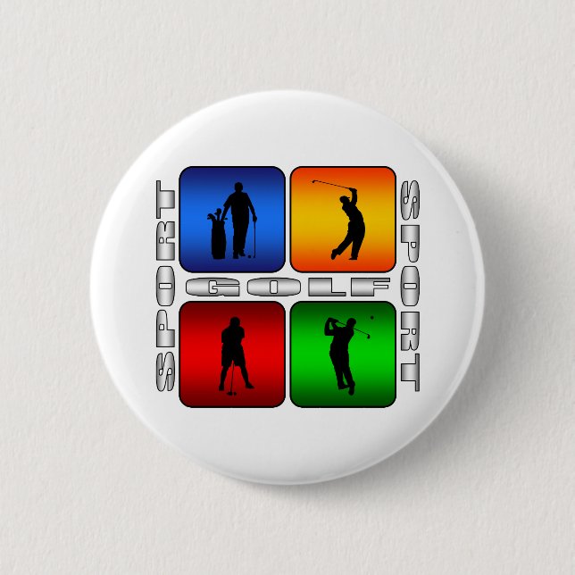 Spectacular Golf Pinback Button (Front)