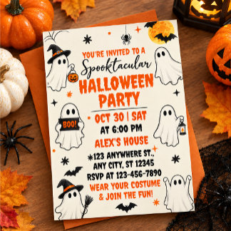 spectacular Halloween party Invitation