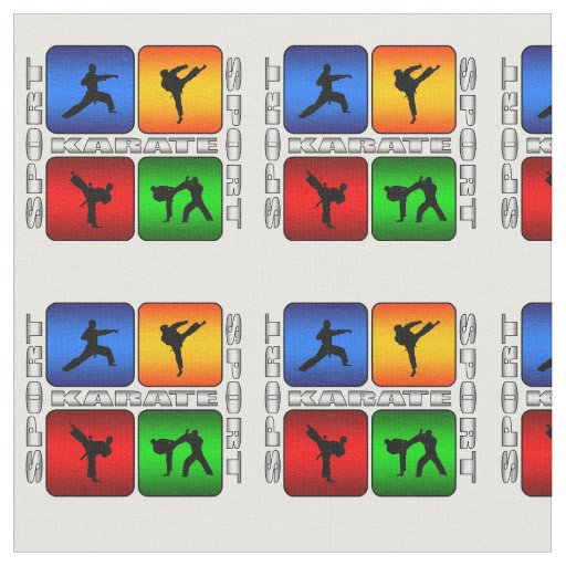 Spectacular Karate Judo Kung Fu Ninja Martial Arts Fabric Zazzle