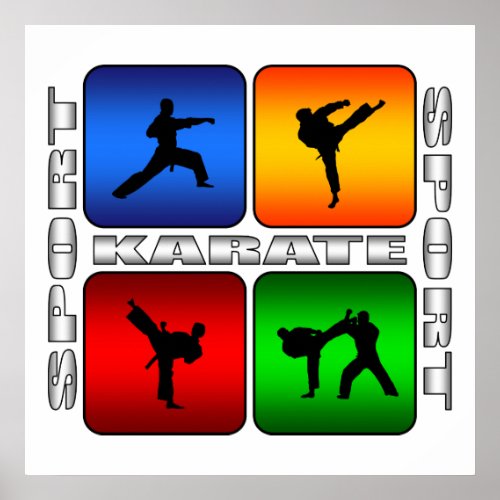 Spectacular Karate Poster