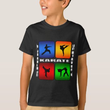 Spectacular Karate T-shirt by TheArtOfPamela at Zazzle