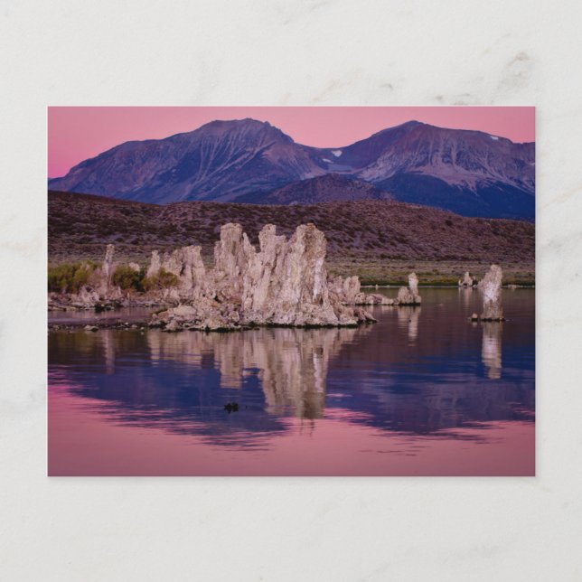 Spectacular Mono Lake In The Shadow Postcard (Front)