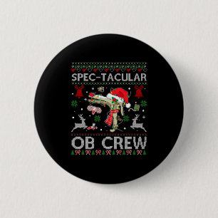 Spectacular Ob Crew Speculum Ugly Xmas Sweater Obg Button