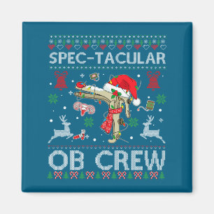 Spectacular Ob Crew Speculum Ugly Xmas Sweater Obg Magnet