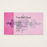Spectacular Pink - Fractal Business Card