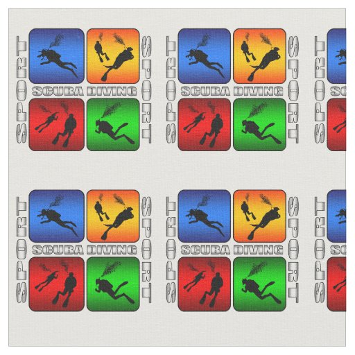 Spectacular Scuba Diving Fabric