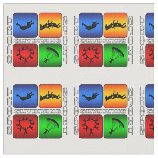 Spectacular Sky Diving Skydiving Skysurfing Fabric