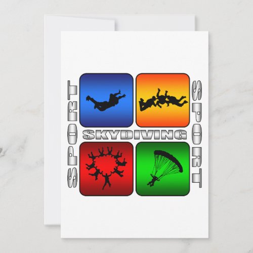 Spectacular Skydiving Custom Invite