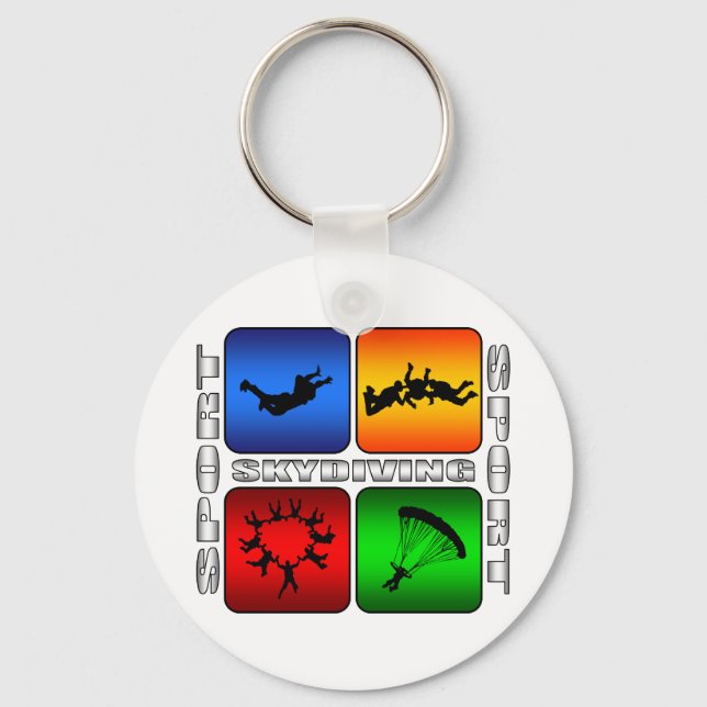 Spectacular Skydiving Keychain (Front)