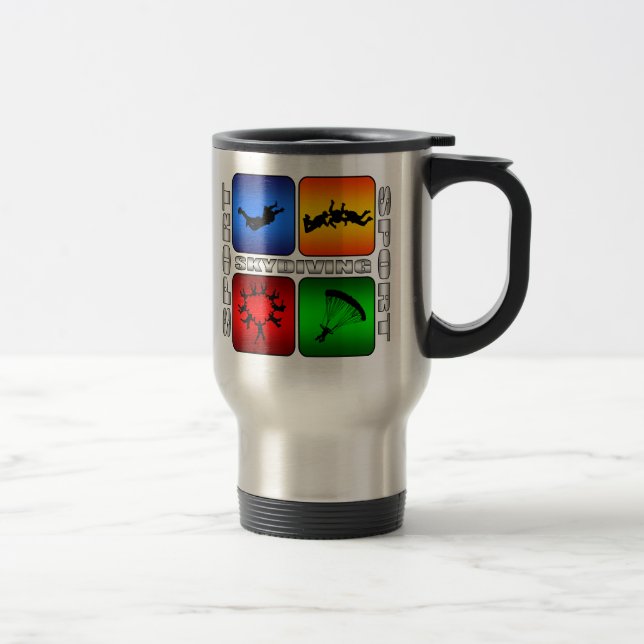 Spectacular Skydiving Travel Mug (Right)