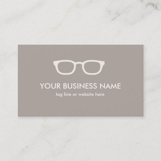 Customizable Spectacular Spectacles Business Card
