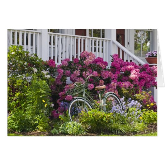 Spectacular spring bloom, whimsical antique cards (Front Horizontal)