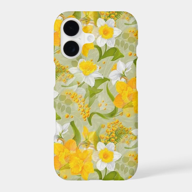 spectacular spring flowers iphone case (Back)