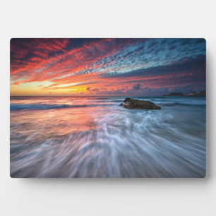 Spectacular Sunset   Stone Beach, El Plaque