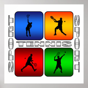 Spectacular Tennis (Male) Poster