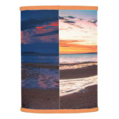 Spectacular Tropical Ocean Beach Sunset Lamp Shade (Back)