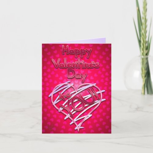 Spectacular Valentines Day Card