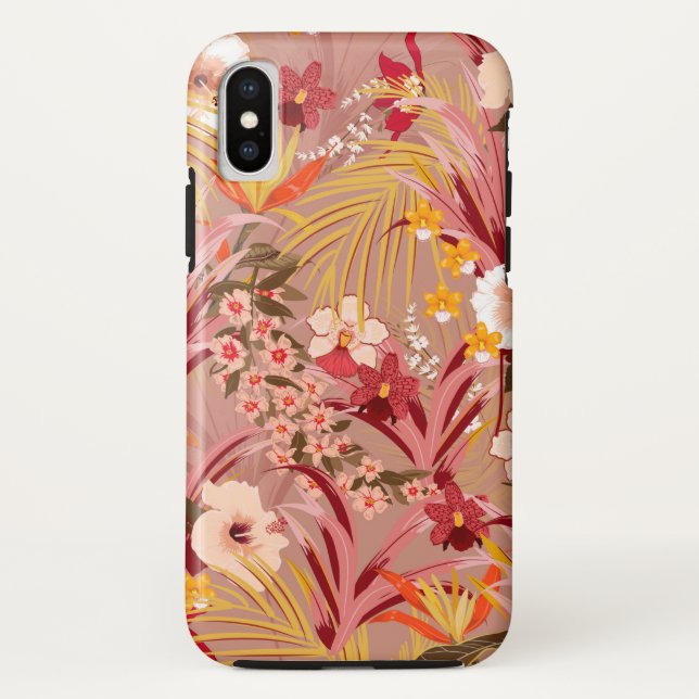 Spectacular Vintage Floral Case-Mate iPhone Case (Back)