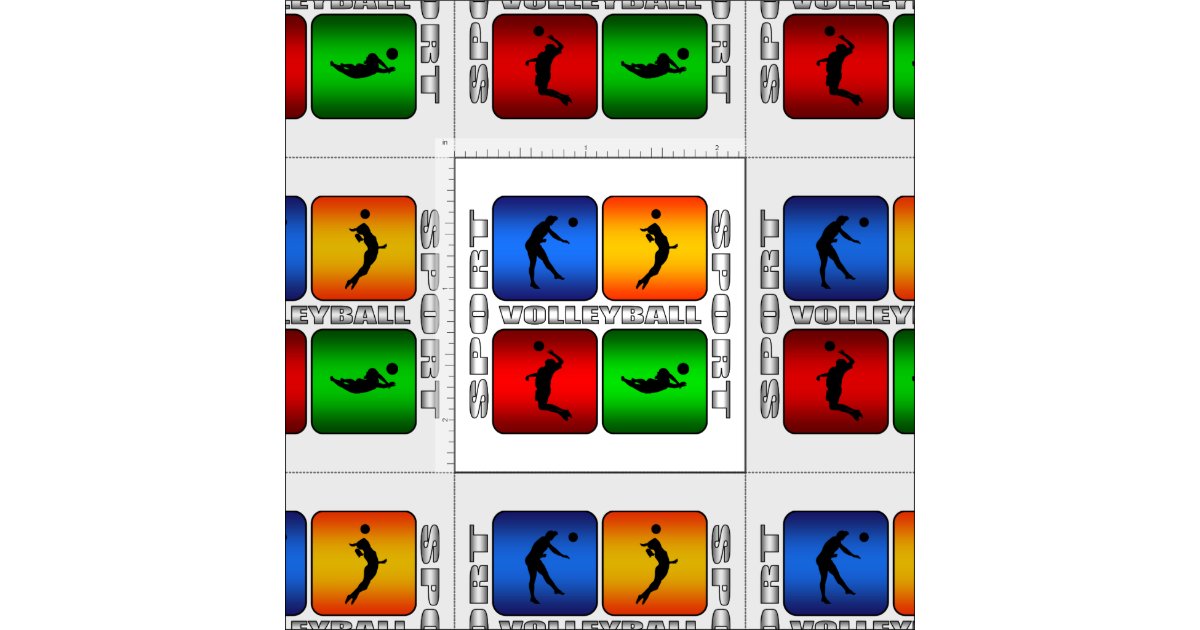 Spectacular Volleyball Fabric Zazzlecom Fabric volleyball cotton