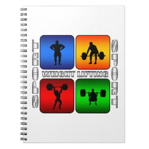 Spectacular Weight Lifting Notebook