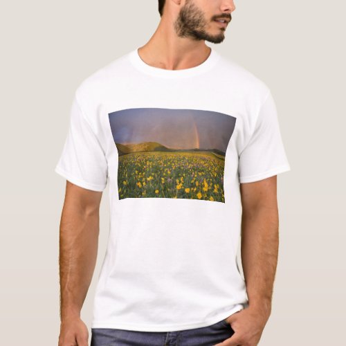 Spectacular wildflower meadow at sunrise in the 2 T_Shirt