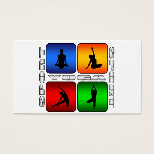 Spectacular Yoga Business Card