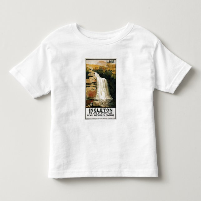Spectators Climb on Waterfall Railway Poster Toddler T-shirt (Front)