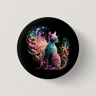Spectral Holographical Cat: A Prism of Elegance Button