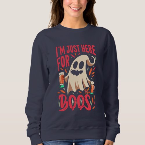 Spectral Sips The Boozy Ghost Sweatshirt