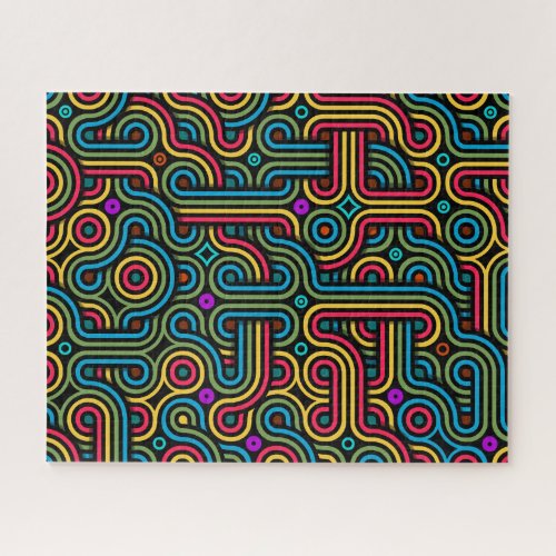 Spectral Spirals Jigsaw Puzzle