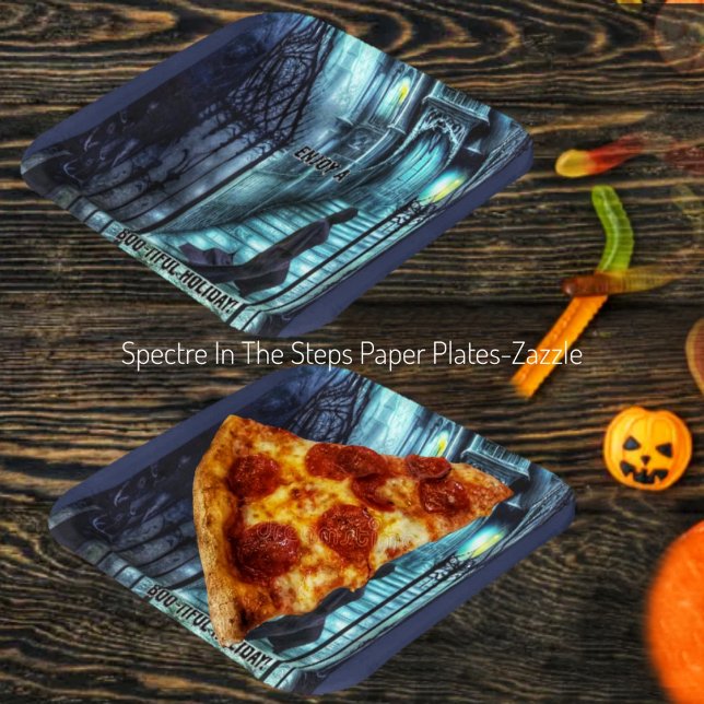 Spectre On The Steps  Paper Plates (Creator Uploaded)