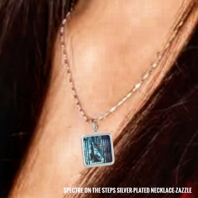 Spectre On The Steps  Silver Plated Necklace (Creator Uploaded)