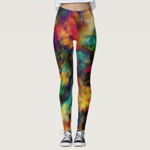 Spectrum colors leggings