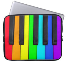 Spectrum Colors Piano Keyboard