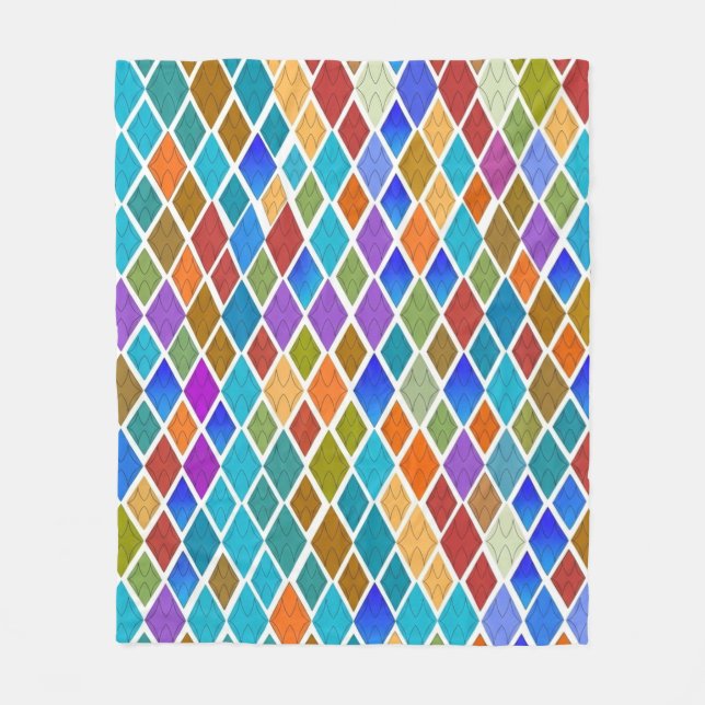 Spectrum Diamonds Fleece Blanket (Front)