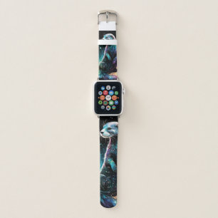 Spectrum Edge: The Otters Glow Apple Watch Band