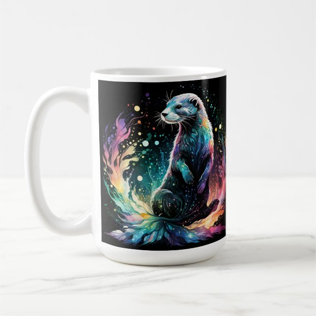 Spectrum Edge: The Otters Glow Coffee Mug (Left)